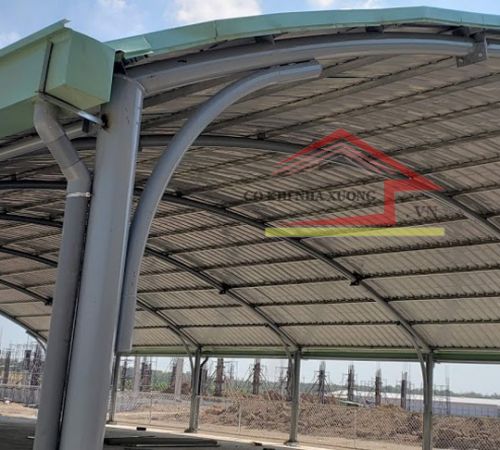Thi công nhà thép tiền chế, nhà kho khung thép tại Bình Dương