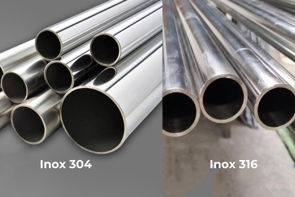 So sánh giá inox 304 và 316